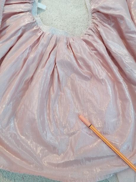 Metalická sukňa s tylovou spodničkou, h&m,134