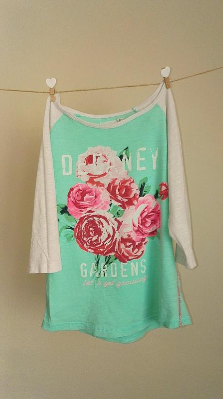 Kvetovane tricko, h&m,110