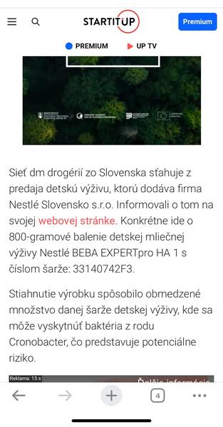 Beba - je šarža skutočne kontaminovaná?