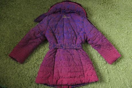 Desigual original krasna dievcenska dlhsia bunda, desigual,110