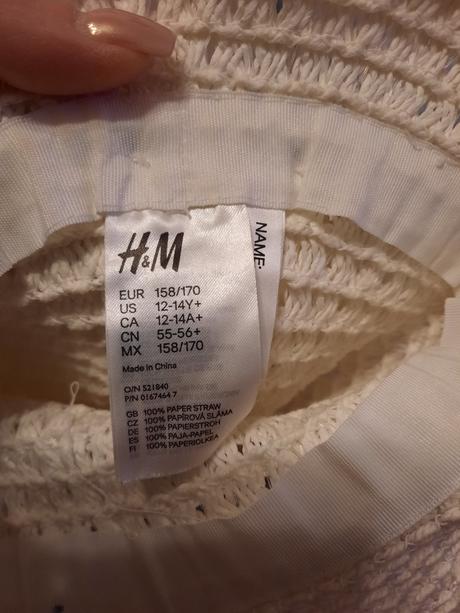 Klobúk na leto 158, h&m,158