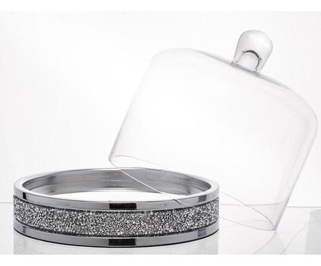 Strieborný luxusný podnos, 