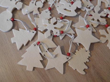 Filcové vianočné ozdoby viac kusov, nové,, 