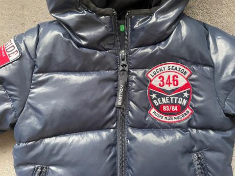 Papérová  bunda, benetton,80