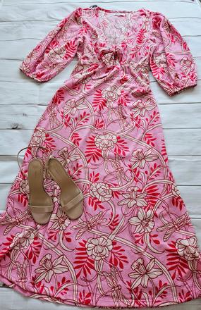 Krásne ružové šaty, sinsay,xs