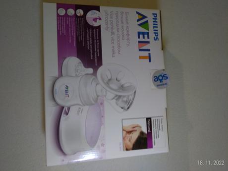 Elektrická odsávačka avent natural, 