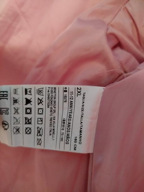 Velmi teplá bunda benetton, benetton,158