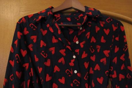 Gant monogram srdieckove luxusne saty vel. l-m, gant,40