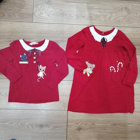 Šaty vianoce 110/116, h&m,116