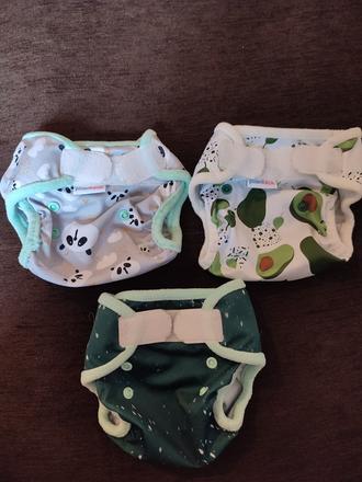 Balík látkové plienky/vkladačky, aj samostatne, 2 kg - 6 kg