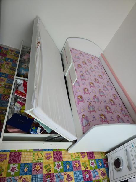 Detska postel s prístelkou 200x90, šírka (cm): 90,dĺžka (cm): 200