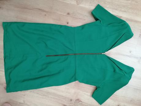 Trávovo zelené šaty, h&m,40