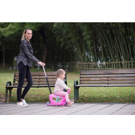 Detské odrážadlo s vodiacou tyčou snoop 3v1 blue,