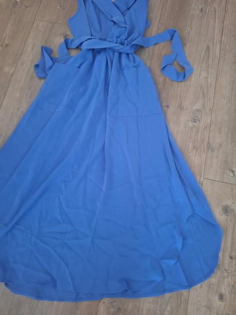Modre saty s vreckami, l / m