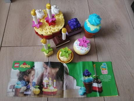 Lego duplo 10862 10850 moja prvá oslava a torta,