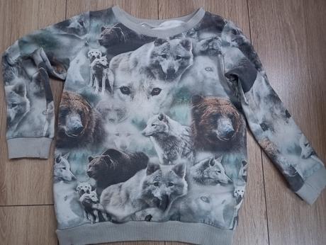 Mikina motív medveď a vlk, 116