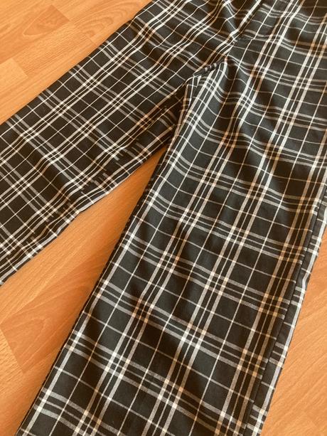 Kárované nohavice, h&m,134