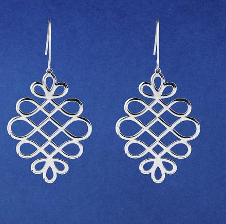 Náušnice katarína žiak folklórne nekonečno 4 cm, 