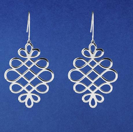 Náušnice katarína žiak folklórne nekonečno 4 cm, 