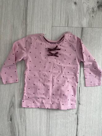 Bledofialove tričko s hviezdickami, dopodopo,80