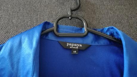 Saténová blúzka, papaya,38