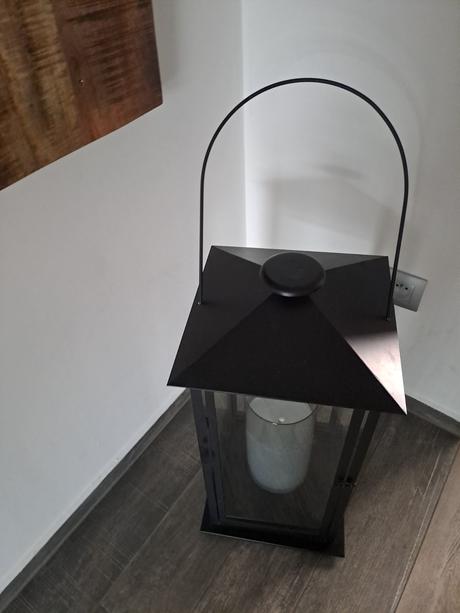 Lampáš + veľká sviečka na baterky, 