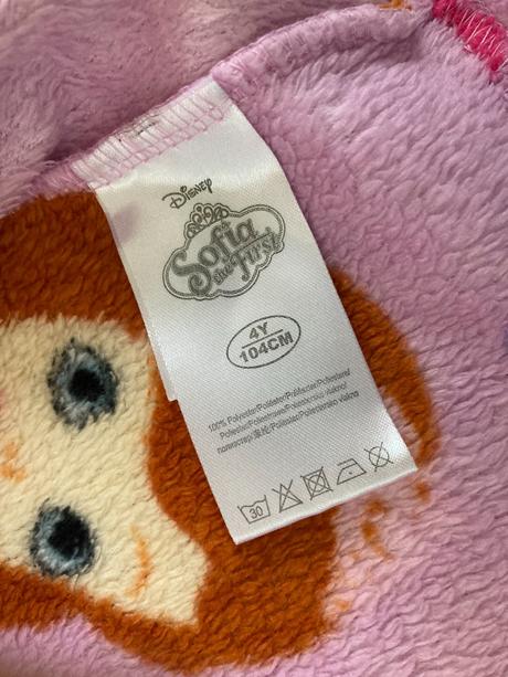 Župan "princezná sofia" (veľ.104), disney,104