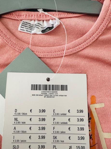 Body s dlhým rukávom, ergee,74