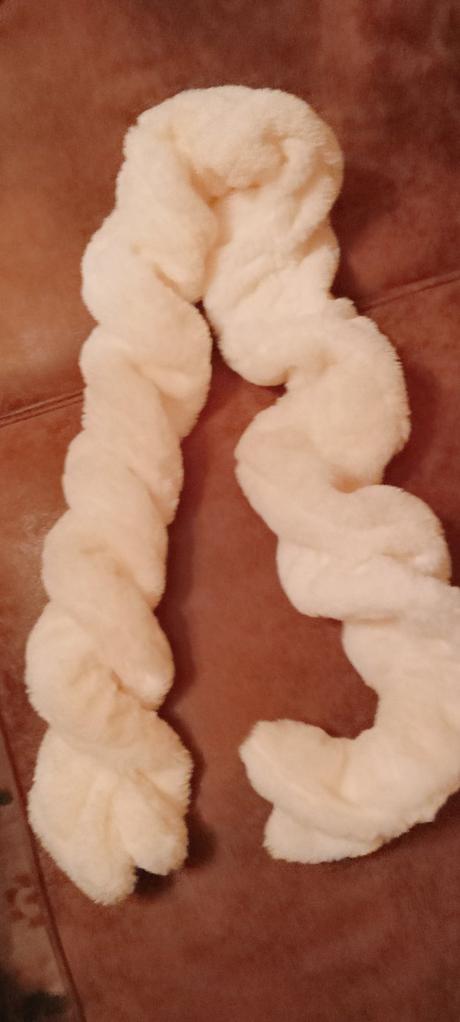 Super biely teplý šál, 