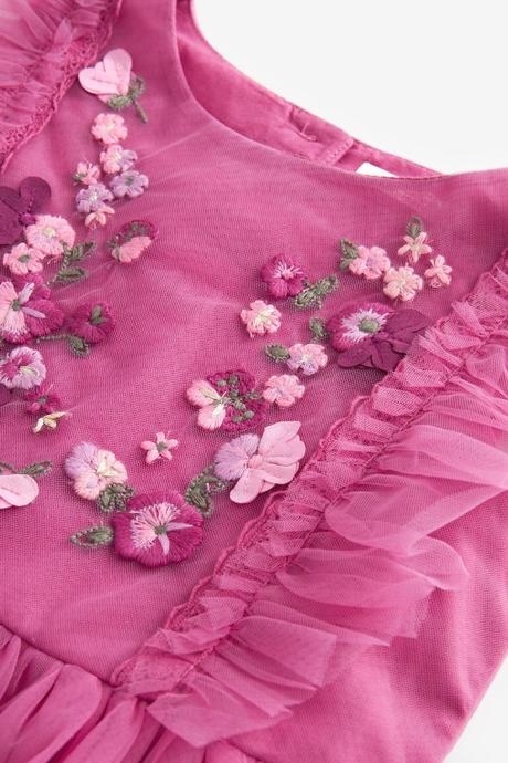 Nádherné vyšívané tylové spoločenské šaty next, next,128