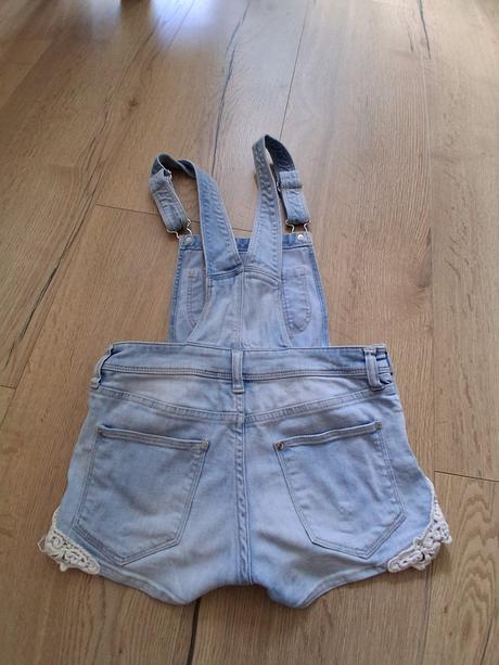 Riflove kraťasy na traky, denim,128