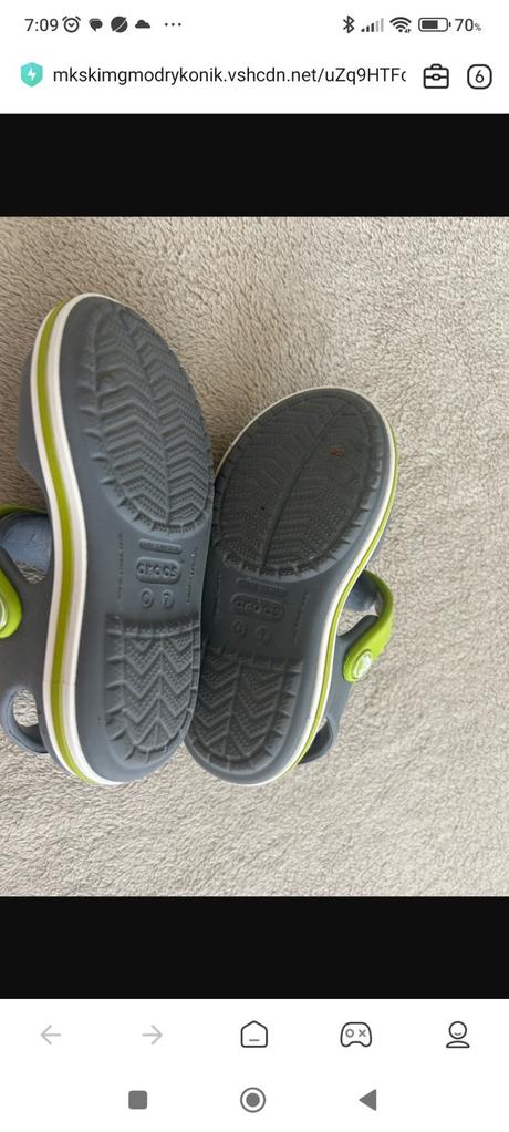 Sandálky crocs c7 - č.23, crocs,23