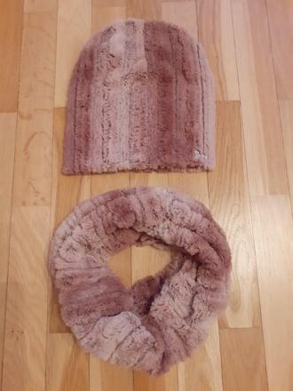 Čiapka a tunelový šál veľkost uni, s