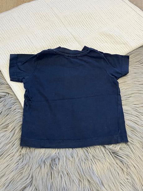 Chlapčenské tričko s tigrom tmavomodré h&m (62), h&m,62