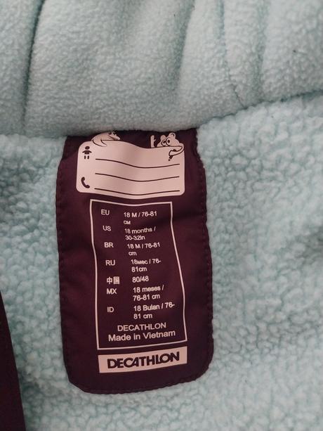 Zimný overal decathlon, decathlon,74