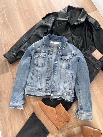 Riflová bunda zara, zara,xs