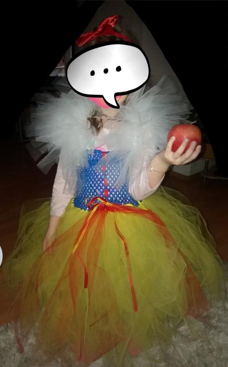 Karneval kostým snehulienka, 