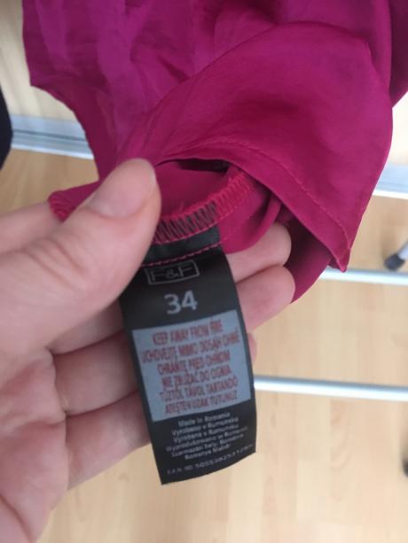 Ruzova bluzka, f&f,34