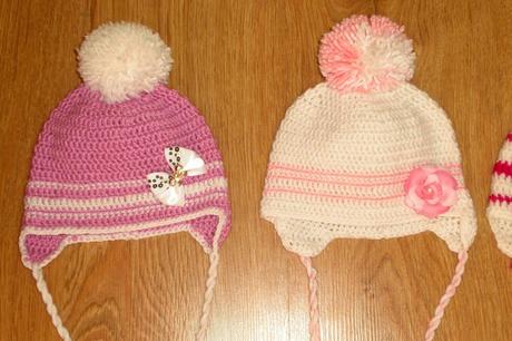 Detská háčkovaná čiapočka, <50 - 158
