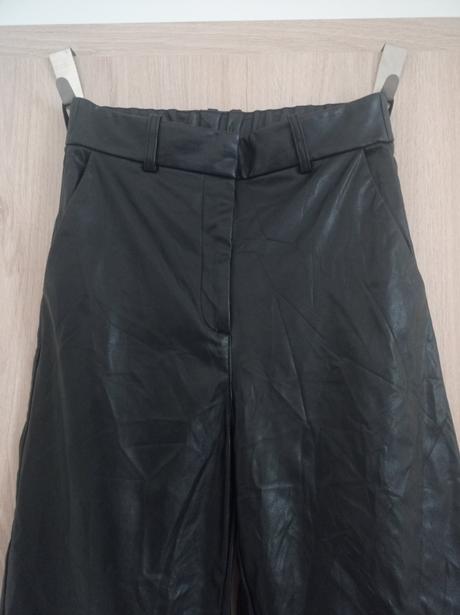 Koženkové nohavice h&m, h&m,m