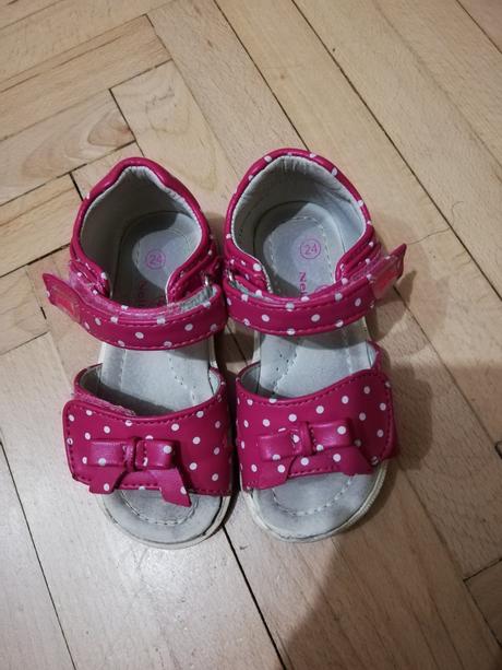 Bodkovane sandalky, nelli blu,24