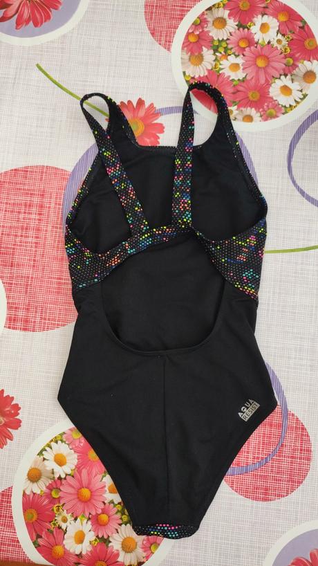 Celé plavky na pravidelné plávanie v.123-130, decathlon,128