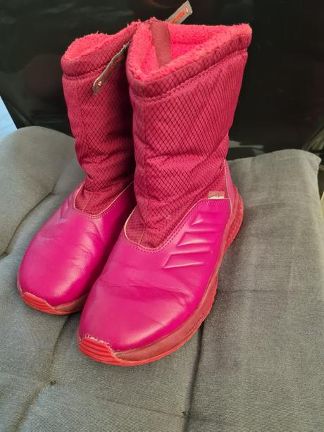 Zimné dievčenské čižmy adidas, adidas,33