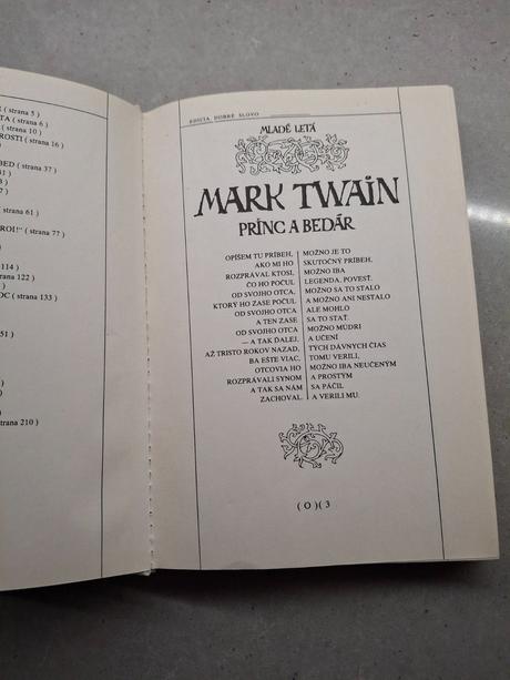 Mark twain - princ a bedár,
