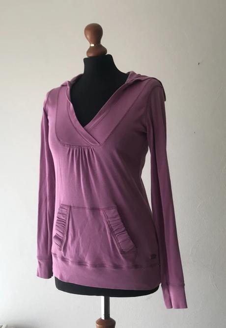 Štýlová fialová mikina, benetton,158