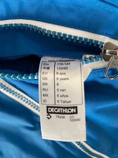 Prechodná bunda, decathlon,122