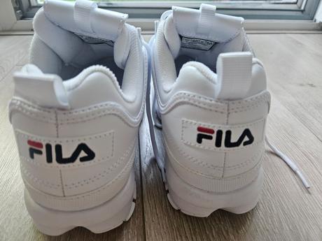 Biele kožené tenisky fila, fila,37