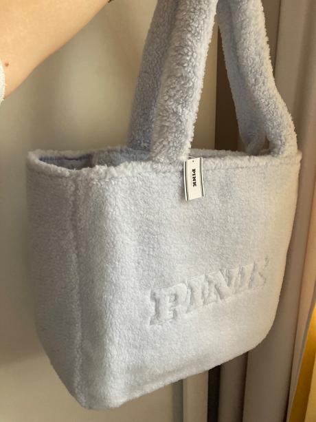 Plysova kabelka pink victorias secret, victoria's secret