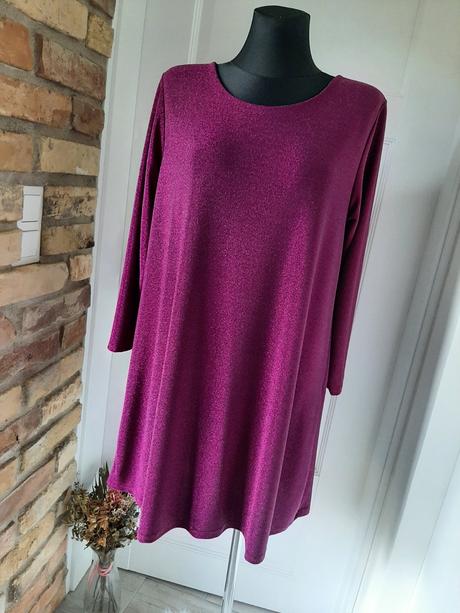 Dámske trblietavé šaty  / tunika, 38 - xxl