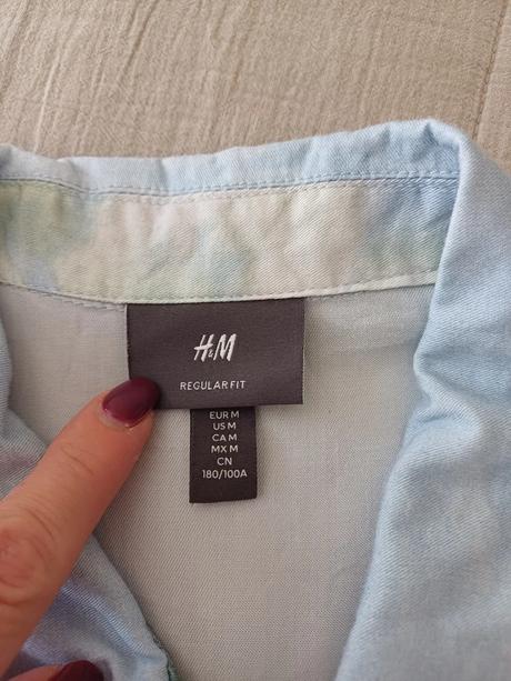 Pánska letná košeľa h&m č.m, bushman,m